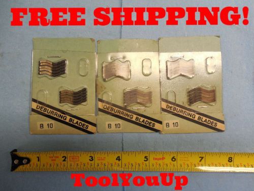 30 pcs NEW B10 PEBURRING BLADES MACHINIST TOOLMAKER TOOLS MACHINE SHOP TOOLING