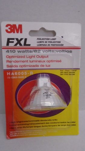 3M Projection Lamp Bulb FXL 410 Watts 82 Volts HA6005-R Brand New