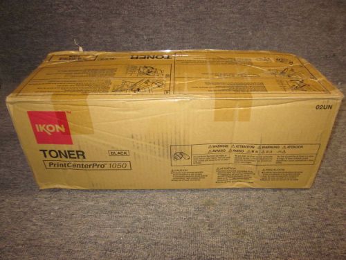 New Genuine Ikon 02UN Black Toner Bottle for the PrintCenterPro 1050