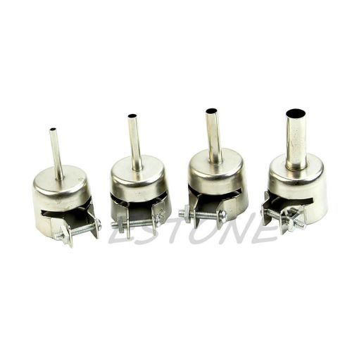 Silver 4pcs BGA Circular Nozzles 850 Hot Air Rework Reflow Soldering Station