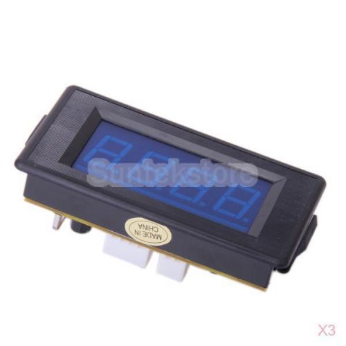 3 X Blue LED Display 4-Digit 0-9999 Up/ Down Digital Counter for Winding Machine