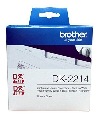 Brother DK-2214 Continuous Length Tap (100 Feet, 0.47&#034; Wide)