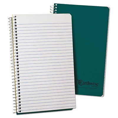 Earthwise Single-Subject Notebook, Narrow Rule, 8 x 5, White Paper, 80 Sheets