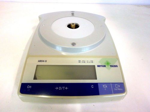 Mettler toledo ab54-s precision laboratory scale balance lab w/ plastic cover for sale