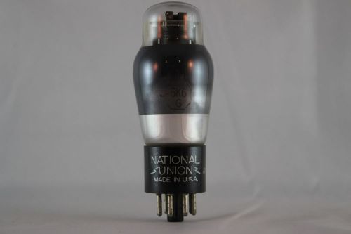 1 NOS National Union 6K6G Power Pentode Big Coke Bottle Tests NEW