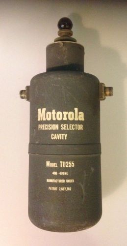 Motorola TU255 Precision Selector Cavity 400 - 470 MHz