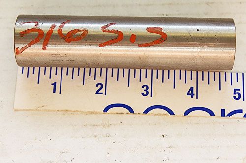 1-1/8&#034; Stainless Steel 316 Round Bar 4.12&#034;  (4 1/8&#034; Length) LATHE STOCK