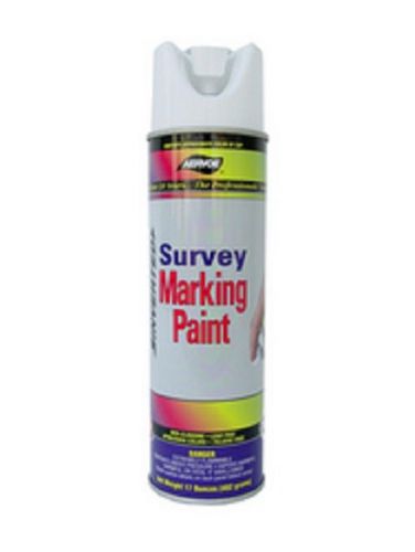 Aervoe 207 white &#034;solvent based&#034; inverted marking paint. 17 net wt. 20 oz can. for sale