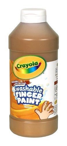 Binney &amp; Smith Crayola(R) Washable Finger Paint, 16 Oz., Brown