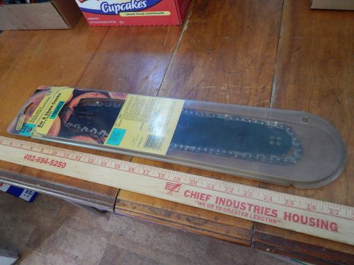 Oregon Bar &amp; Chain Combo for MeCulloch &amp; Remington Chain Saws, Used! 15&#034; Bar!