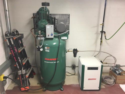 Champion air compressor and compressed air dryer for sale