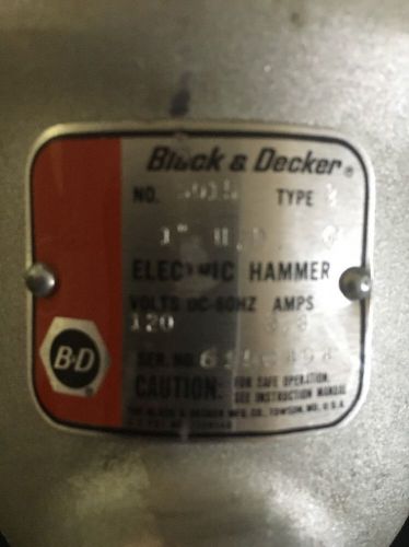 Black &amp; Decker Electric Hammer