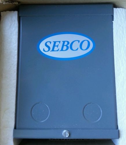 (1)sebco transformers 1023-12 indoor/outdoor 150w magnetic transformer for sale