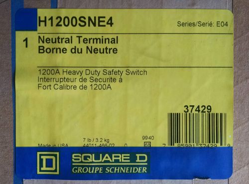 Square D H1200SNE4 Series - E4 1200 Amps grounding bar kit