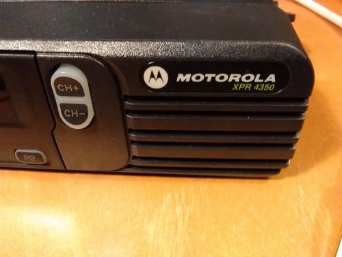 Motorola XPR4350 UHF 25 Watt MotoTrbo MotoTurbo Radio AAM27QDC9LA1AN w GPS