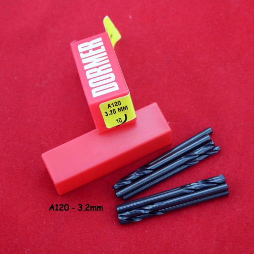 10 new 3.20mm a120 dormer drill bit 135° point hss stub screw machine drill d9 for sale