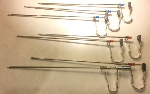 R. WOLF Lot of 7 8383 Insulated Laparoscopic Grasper/Grasping Forceps Endoscopy