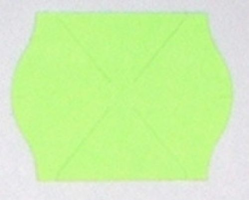 Meto 2600-2 Florescent Green labels G526 20.26 12 rolls