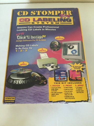 CD Stomper Pro CD Labeling System NIB
