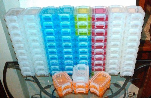 87 New .07 litre really useful boxes stackers multicolor