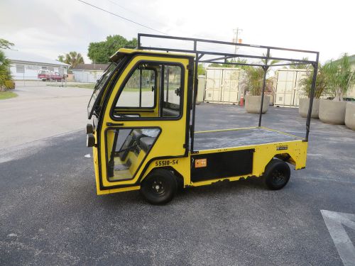Electric Vehicle - 2012 Cushman Titan HD Enclosed Cab Ladder Rack 36 Volt