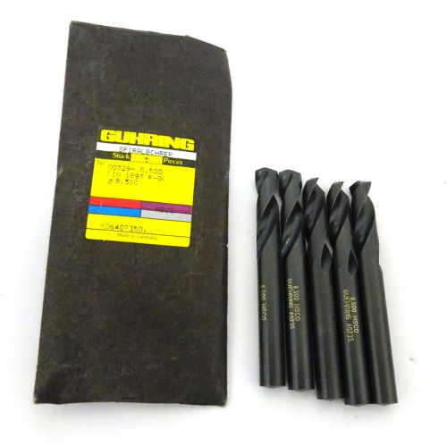 8.5 mm Guhring 329 Series Heavy Duty Cobalt Drills (5)