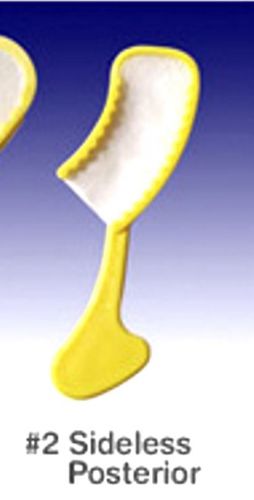 Disposable Impression Bite Trays(Yellow)- Sideless Posterior (50ea)_EP02SP-Y