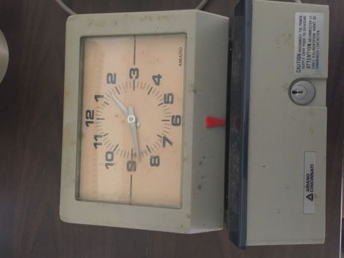 Used AMANO TIME CLOCK 3500/3600 SERIES