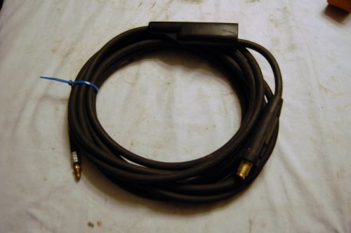 25 Ft. Welding Tig Power Cable Hose with Adapter and Lead Connector