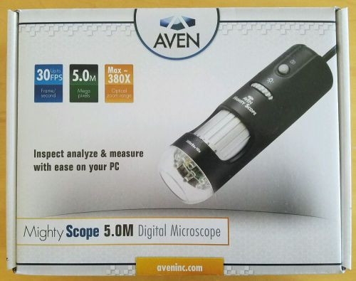Aven Mighty Scope 5M Digital Microscope w/Polarizer 26700-209-PLR 26700-209 NIB