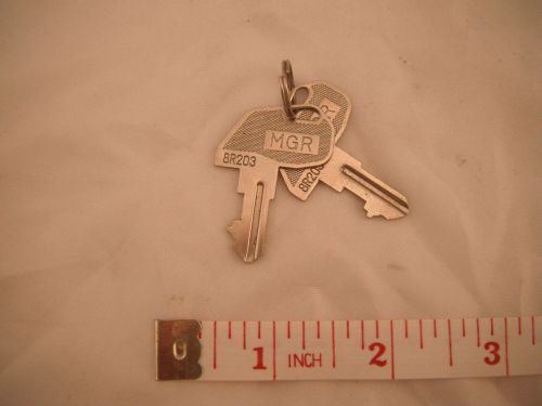 Tec mgr 8r203 cash register  metal cut keys for sale