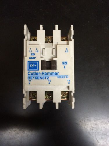 CUTLER- HAMMER CE15EN3TZ FREEDOM SERIES 3-POLE CONTACTOR SIZE E