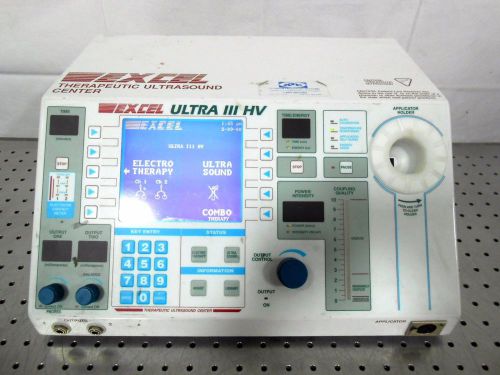 H128567 Excel EX-UL3 Ultra III HV Therapeutic Ultrasound Center