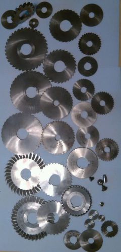 Lot of 31 Malco cleveland thurston Slotting Saw h.s.s hss hs made in usa mill