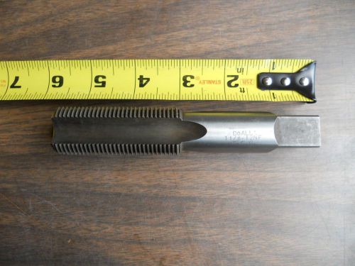 Industrial DOALL 1 1/8&#034;-12 NF HSCG E9 HD Bottoming 4 Flute Hand Tap ~ USA Made