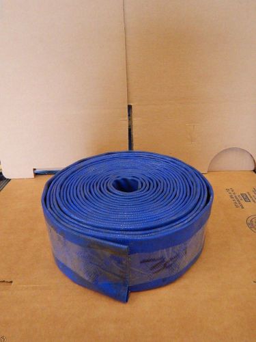 New 2&#034; diameter x 30&#039; long discharge water pump hose lay flat new           new for sale