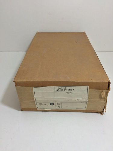 NEW! GE / GENERAL ELECTRIC FIRE BOX MFC-A MFCA