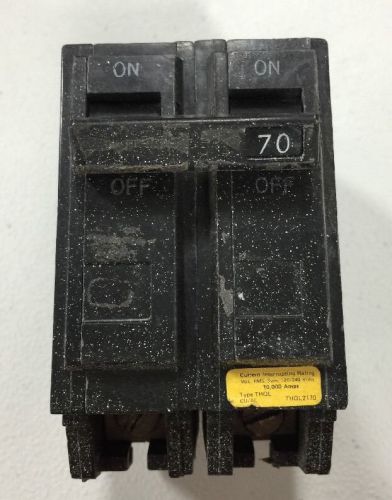 General Electric GE THQL2170 2 Pole 70 Amp 120/240 Volt Paint Speckled