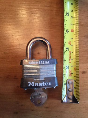 New Two Master Locks Commercial Grade Laminated Padlock, Keyed Alike Copied keys