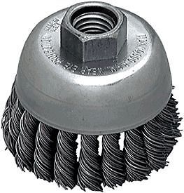 CUP BRUSH,4&#034; KNOT WIRE EX-CRS