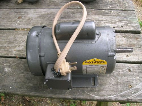 BALDOR 1/2 HP Electric Motor - Single Phase 115V - 230V - 1725 rpm - L3504