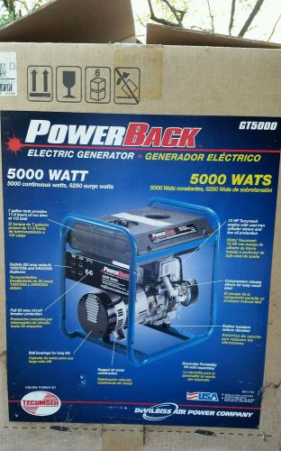 New devillbiss powerback gt500 electric generator for sale