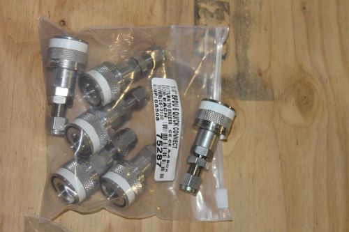 LOT OF 6 NEW SWAGELOK 1/4&#034; DPDU QUICK CONNECT QC4