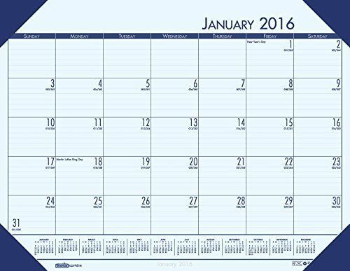 House of Doolittle 2016 Monthly Desk Pad Calendar, EcoTones, 18.5 x 13 Inches H