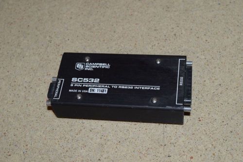 CAMPBELL SCIENTIFIC INC SC532 9 PIN PERIPHERAL TO RS232 INTERFACE  (CS41)