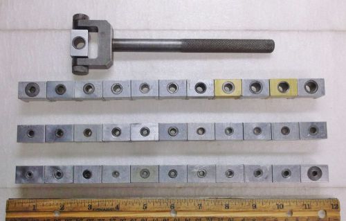 34 drill bushings, guide blocks, reamer bushings, drill guides with handle for sale