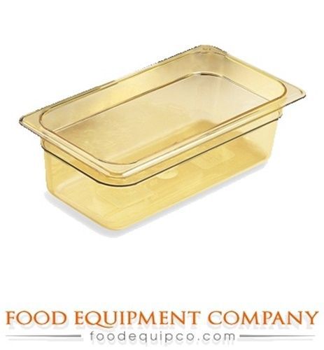 Cambro 32HP150 H-Pan™ 1/3-size 2-1/2&#034;D amber  - Case of 6