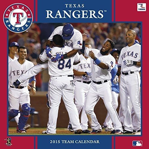 Turner Perfect Timing 2015 Texas Rangers Team Wall Calendar, 12 x 12 Inches