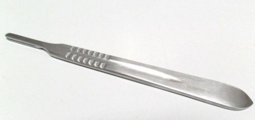 SCALPEL HANDLE #4 FOR DENTAL MEDICAL AND VET SURGICAL STAINLESS STEEL 099-0004
