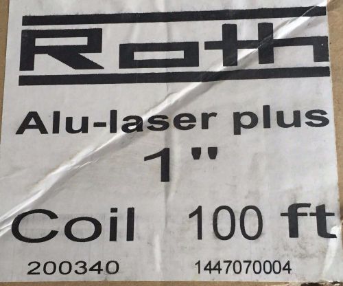 ROTH ALU-LASER PLUS PEX TUBING 1&#034; X 100&#039; NOS 2347280100